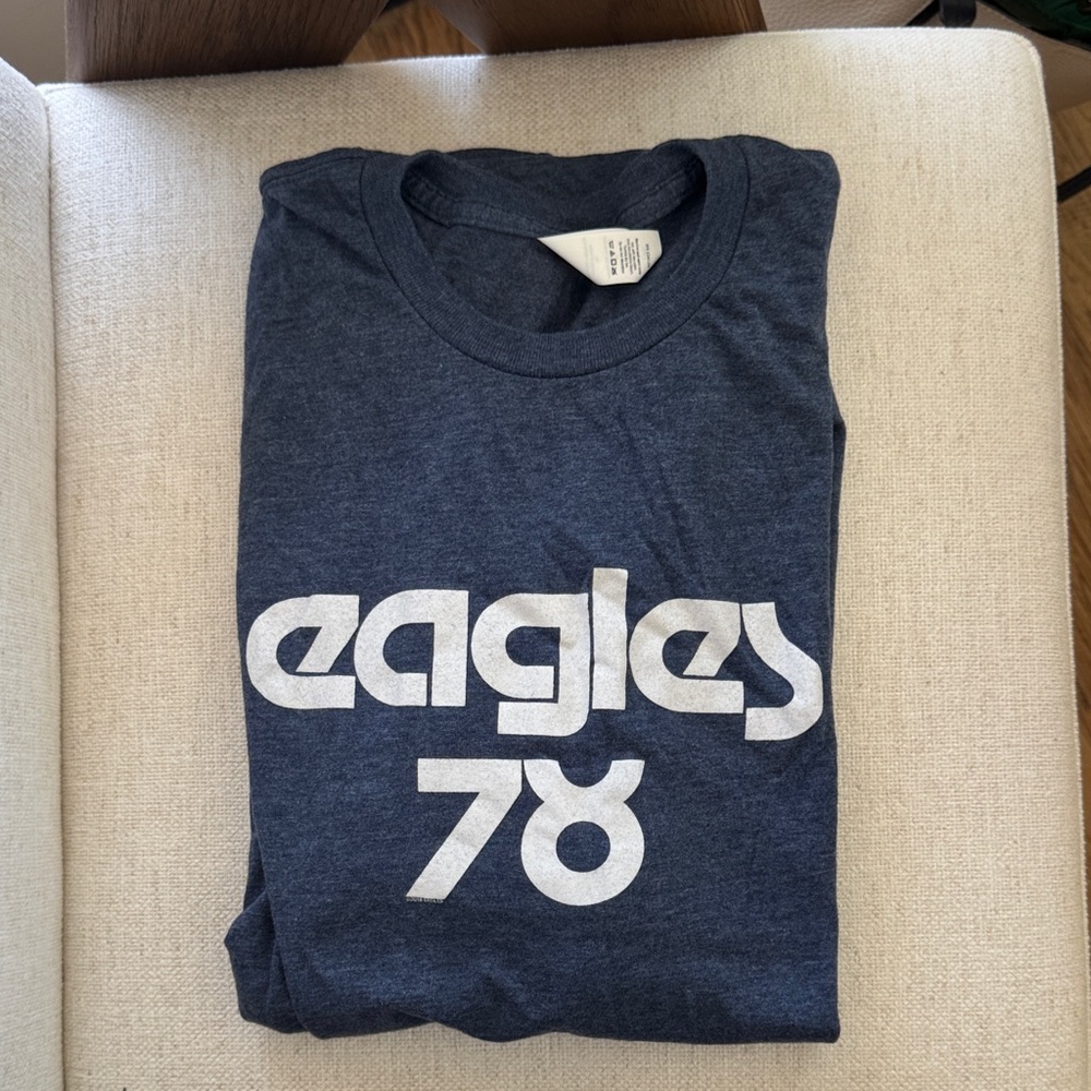 ORIGINAL VINTAGE The Eagles Heather Blue Crewneck Tee